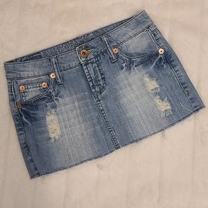 💙 Charlotte Russe - Refuge - Mini Denim Skirt